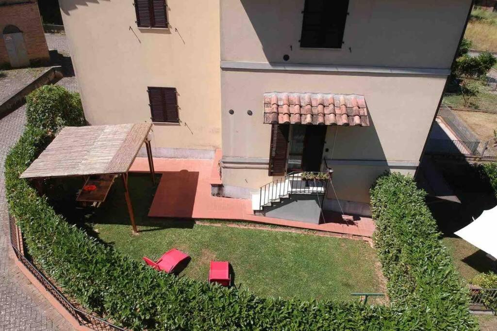 시에나 Casazappa - In Centro A Piedi, Parcheggio E Giardino Privato 아파트 외부 사진